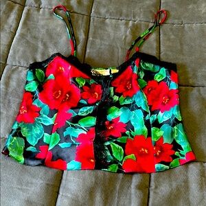 Vintage Victoria’s Secret Gold Label Satin Lingerie Tank Top